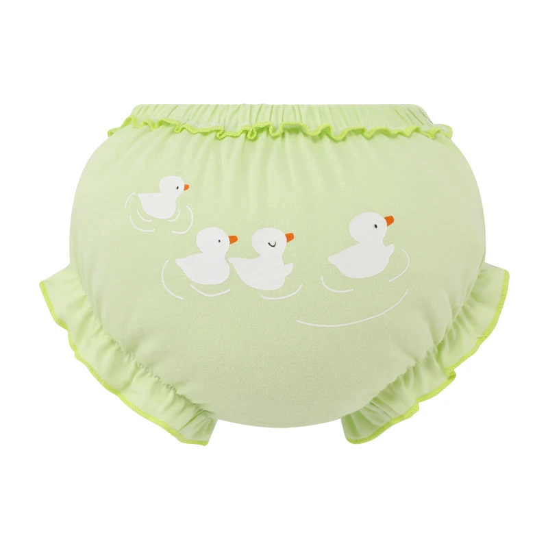 3 Piece/Lot Baby Girl 100%Cotton Panties Kids Infant Newborn Bow Underpants Wear Outside Fashion Shorts For Children Soft Briefs