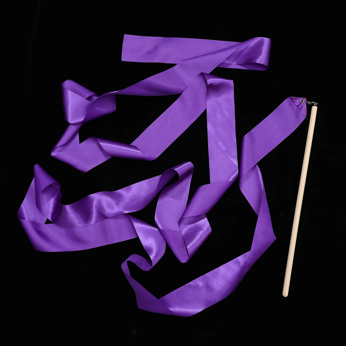 2Pcs Kids Dancing Streamers Colorful Gymnastics Ribbon Rhythmic Ribbon Dance Streamer Fitness Building Exercise