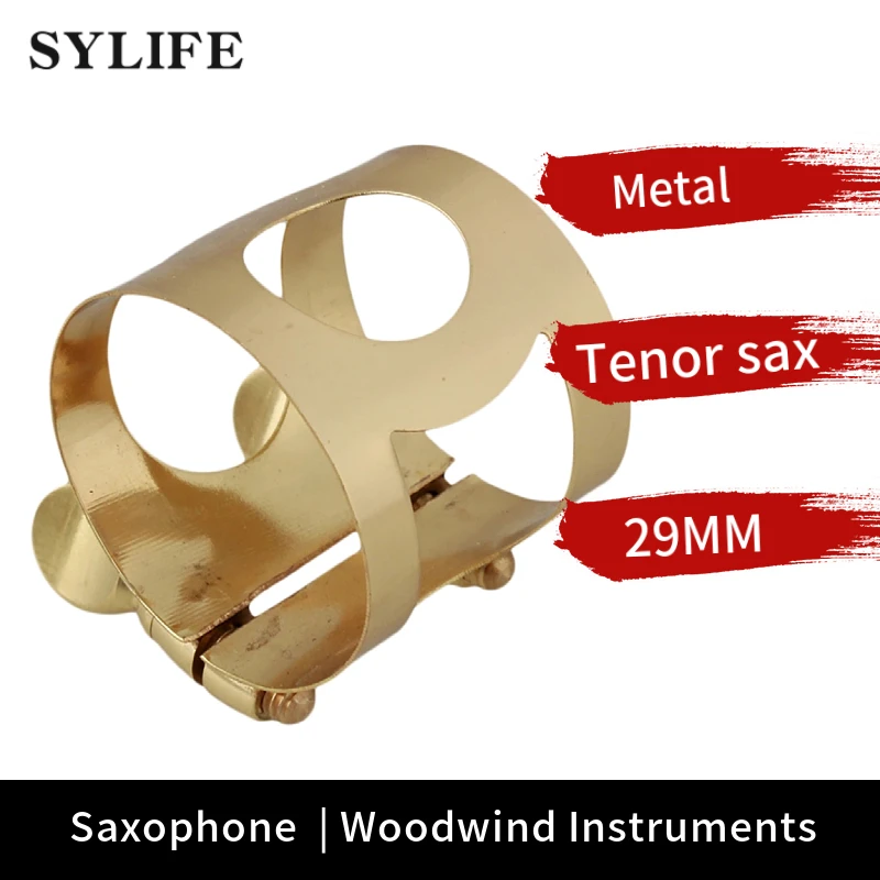 

Double Threaded Rod Adjust Tenor Saxophone Mouthpiece Ligature