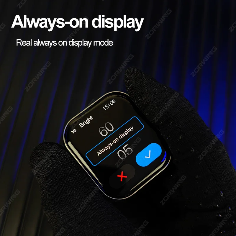 H16 Mini+ 42mm Smart Watch AMOLED 1GB ROM Local Music Women Sport Watches Series 10 AOD Mode Compass Smartwatch for Android IOS 5
