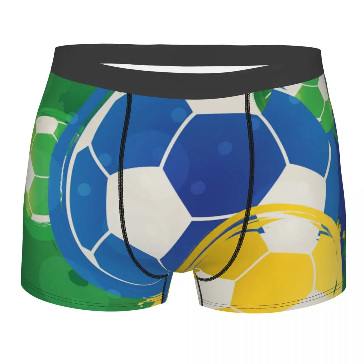 Boxer Men Underpants Brazil Soccer Ball Men's Panties Shorts