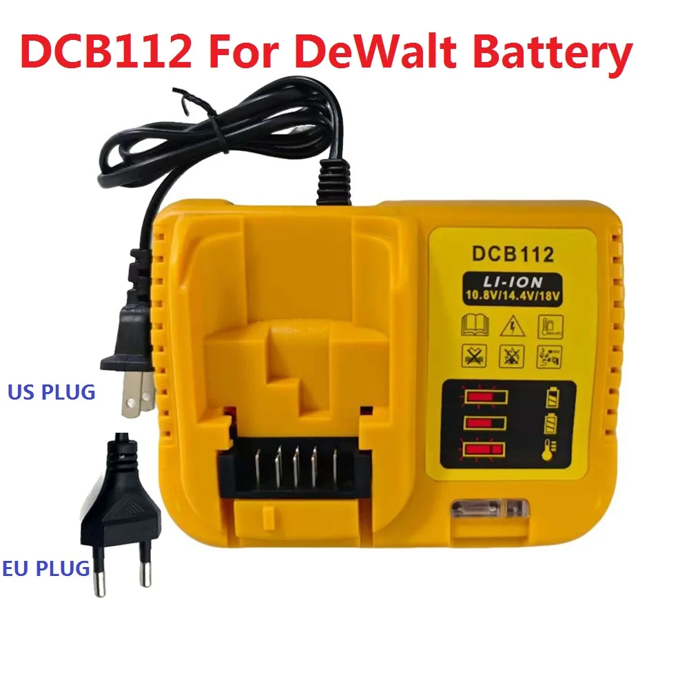 Power Tool  Parts Battery Charger DCB112 For DeWalt 18V 20V Lithium Battery DCB120 DCB140 DCB183 DCB206 DCB609  DCB115 DCB105