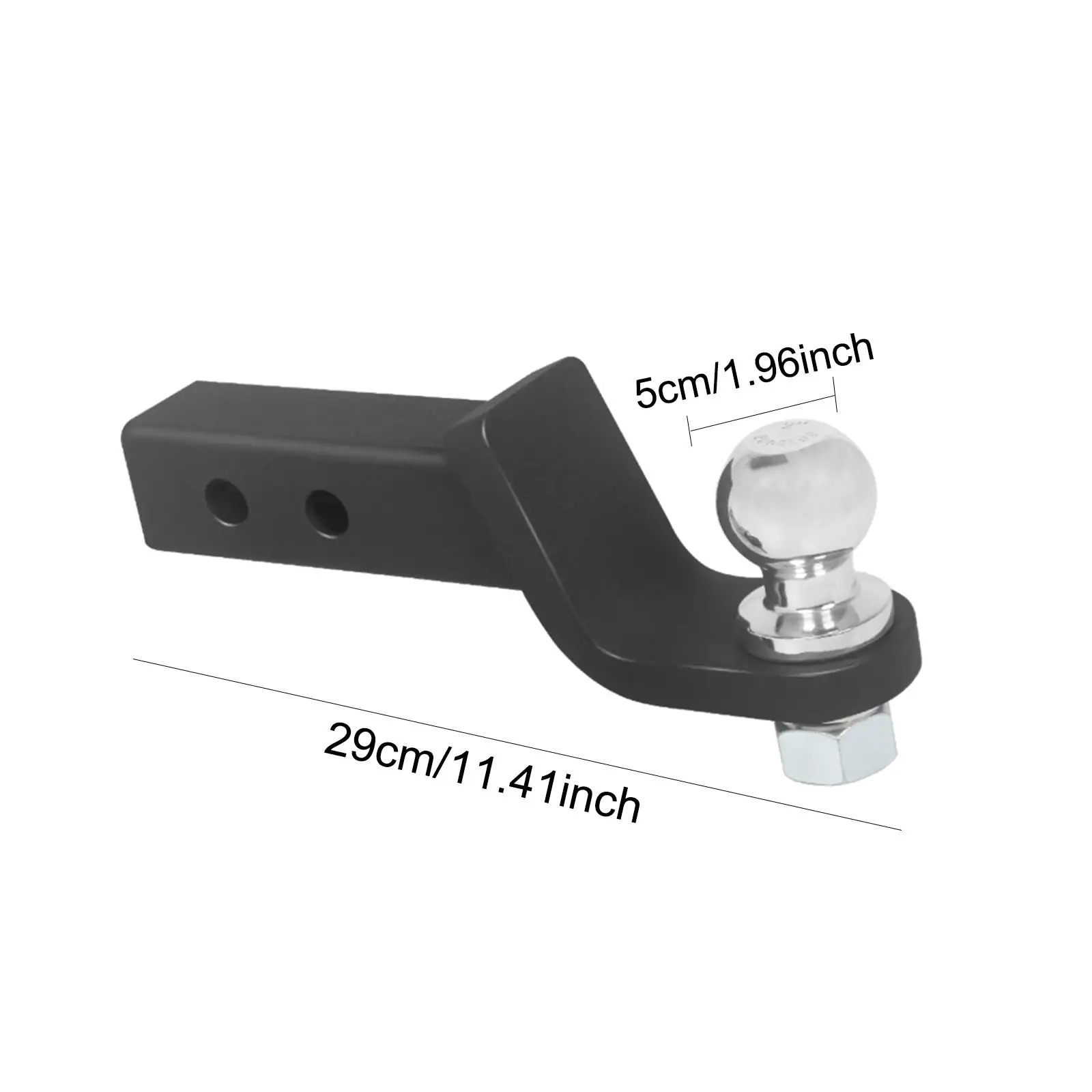 Trailer Hitch Ball Mount Accs SUV Portable Trailer Car Heavy Duty Easy to Use Spare Parts Hitch Mount Towing Accessory