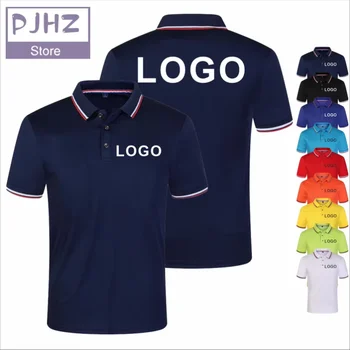 Vendita calda Polo in cotone fresco Società personale Gruppo Logo Stampa Camicie ricamate Polo Fornitore Polo da lavoro