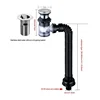 Sink Downpipe Basin Sink Cross Drain Downpipe Bathroom Sink Anti Clogger Retractable Deodorising Strainer Kitchen Accessories 5