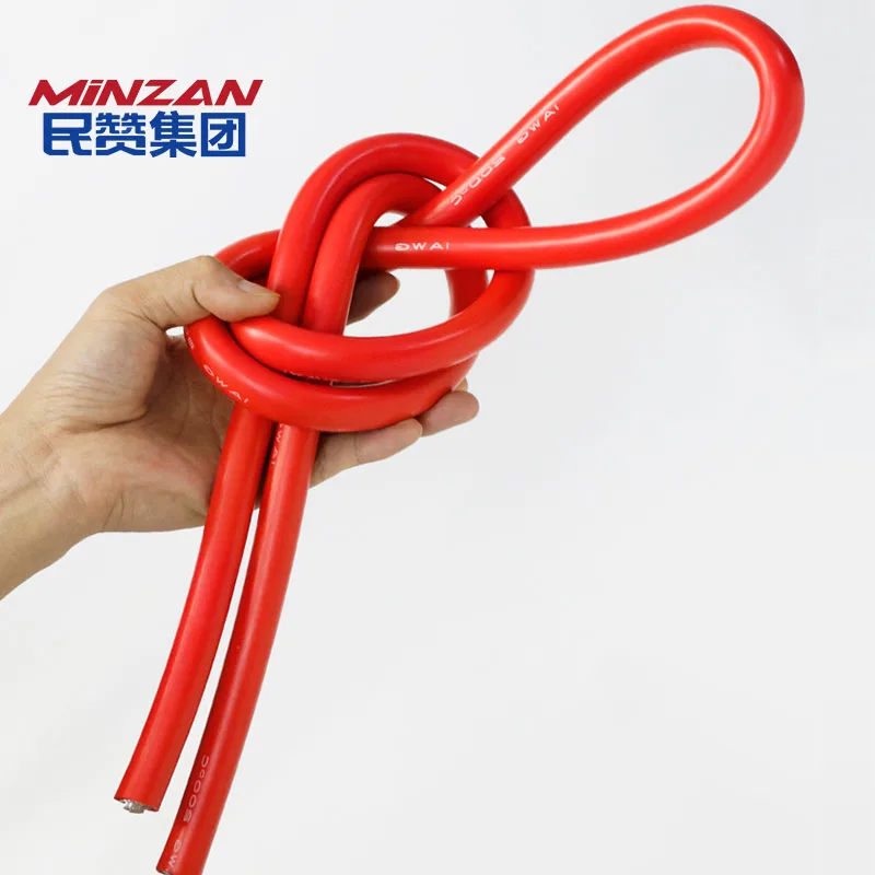 UL3135 1/10/20/30M ทองแดงซิลิโคนสาย 13 12 Gauge 11 10 9 8 7 6 5 4 3 2 1AWG ยืดหยุ่นสําหรับ DIY LED Connector 1