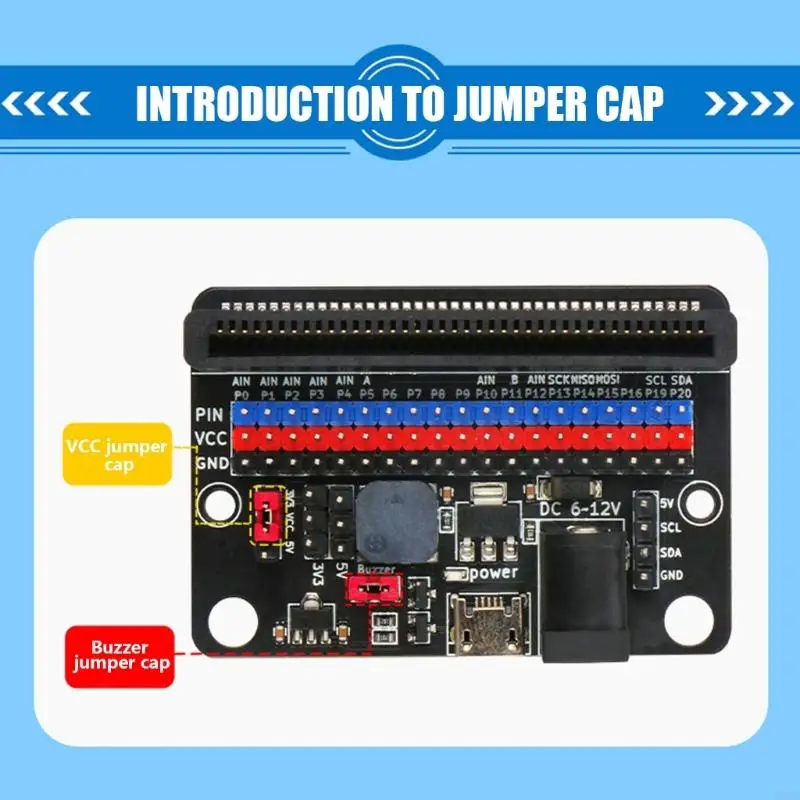 B2RD :Bit Expansion Board Supporting I2C Displays and Various Power Sources for Programming Enthusiasts