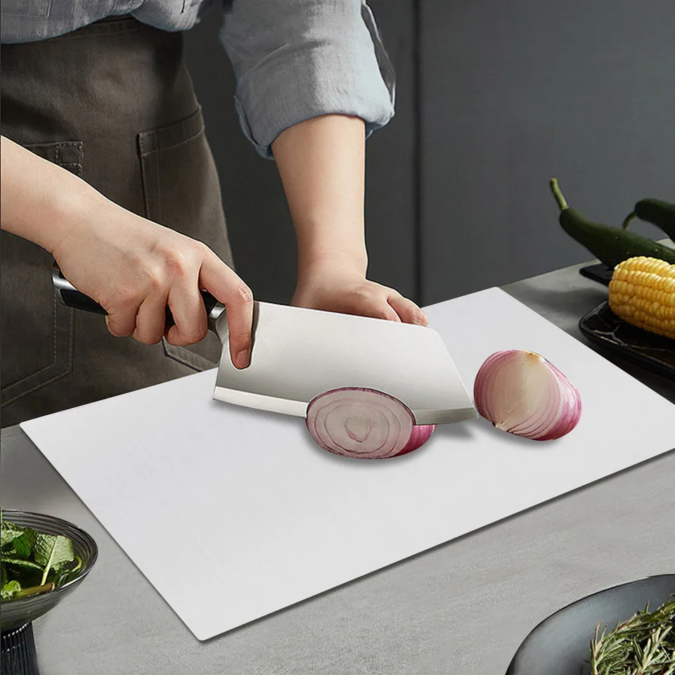 Extra Large Stainless Steel Chopping Board for Kitchen