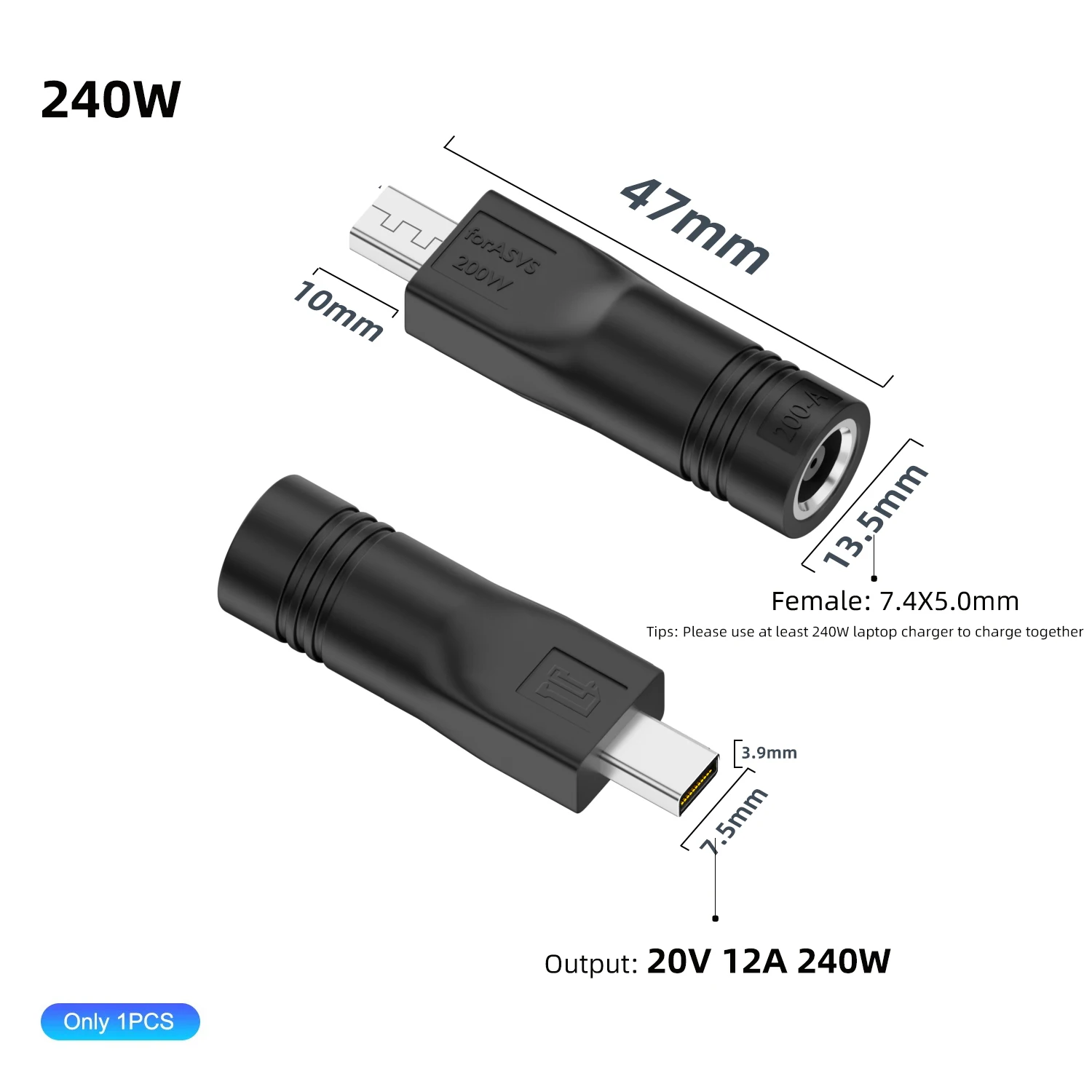 High-Power DC Laptop Charger Adapter