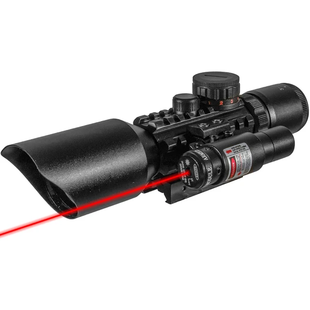 3-10X42 red laser