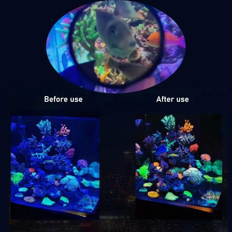 6 in 1 Universal Phone Camera Lens Kit for Fish Tank-Macro Lens + Yellow Filter for Coral Reef Aquarium Photography WWC