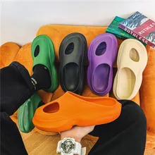 

2022 New Mens Eva Garden Shoes Summer Sandals Breathable Clogs Lightweight Big Size 47 men summer slippers