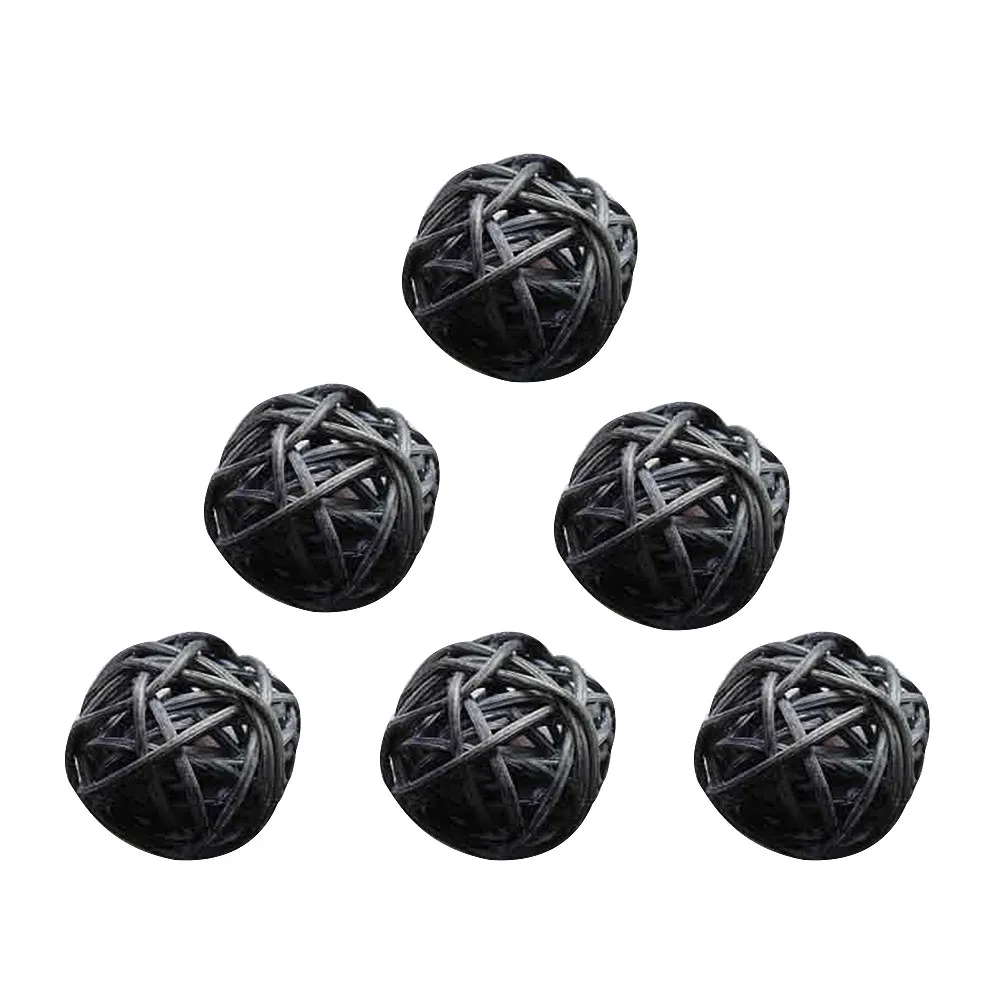 15pcs 덩굴 공 장식품 교수형 나무 장식품 DIY 펜던트 공 홈 오피스 카페 크리스마스 파티 벽 문 창 선물