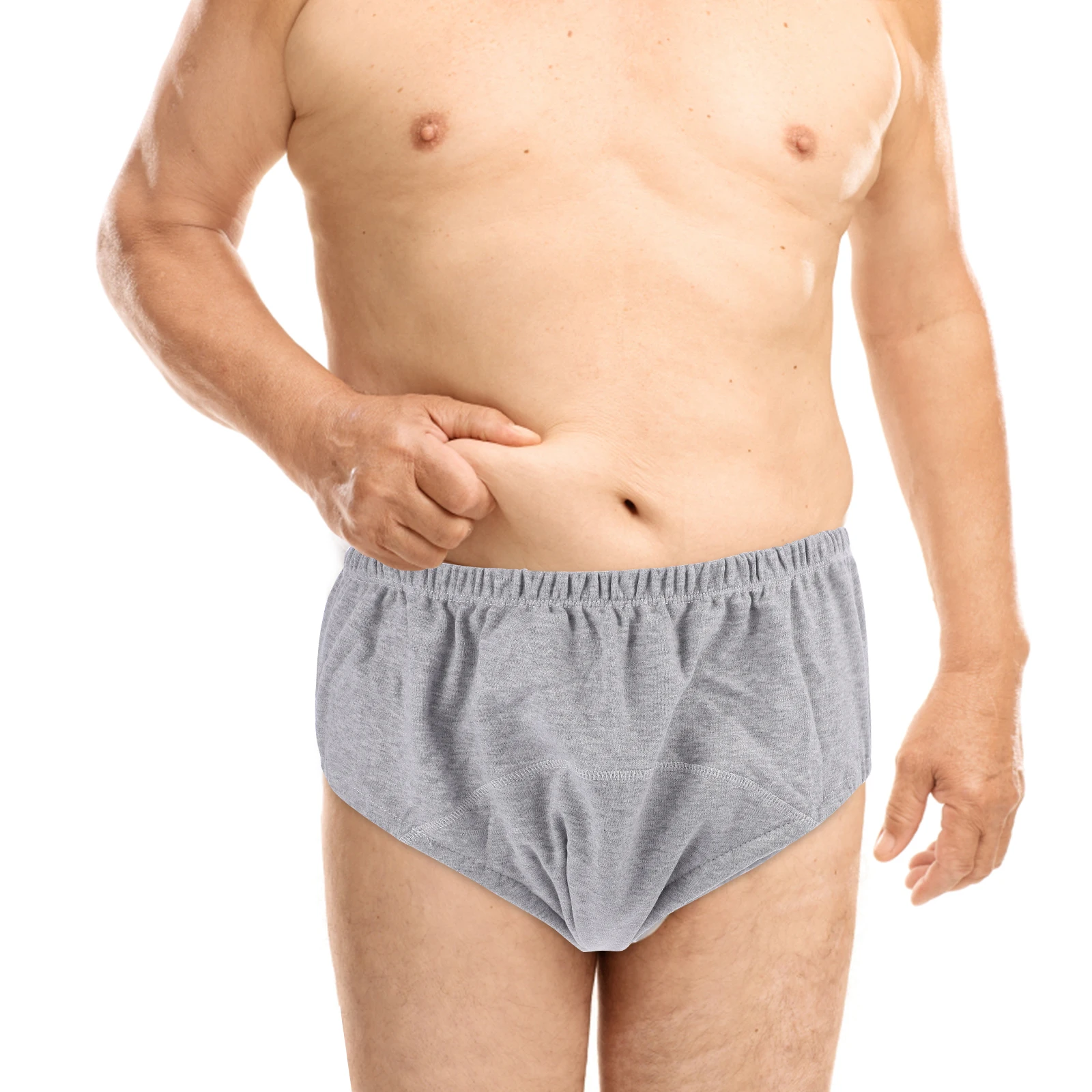 1pc Elderly Incontinence Reusable Incontinence Breathable For Men Cotton Nappy Cushion Anti-Leak Urinary Urinary 4