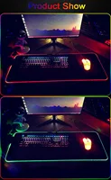RGB custom mouse pad Our company provides Dropshipping services RGB LED luminous mouse pad has more than 10 color changes - Image 6