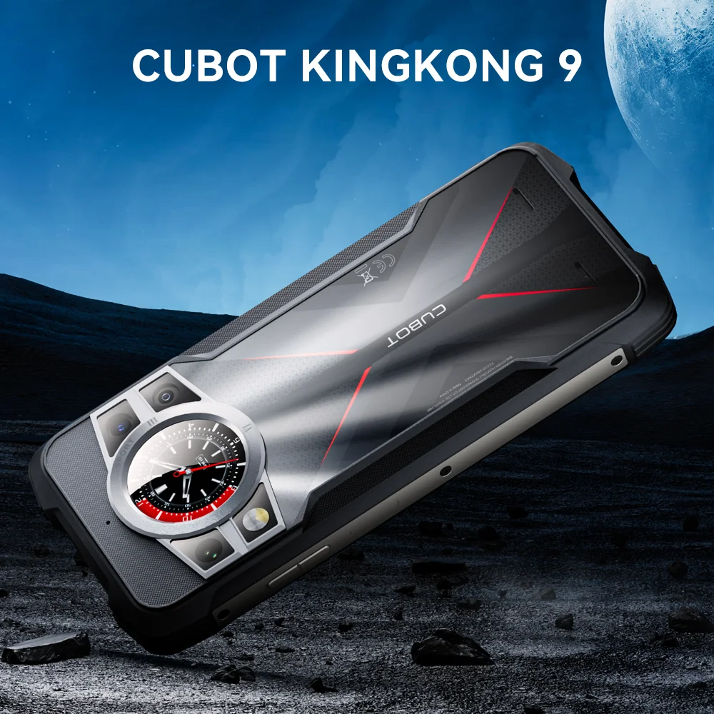 Celular Cubot KingKong 9 12GB 256GB Tarjeta SIM Dual Android 13-Negro CUBOT