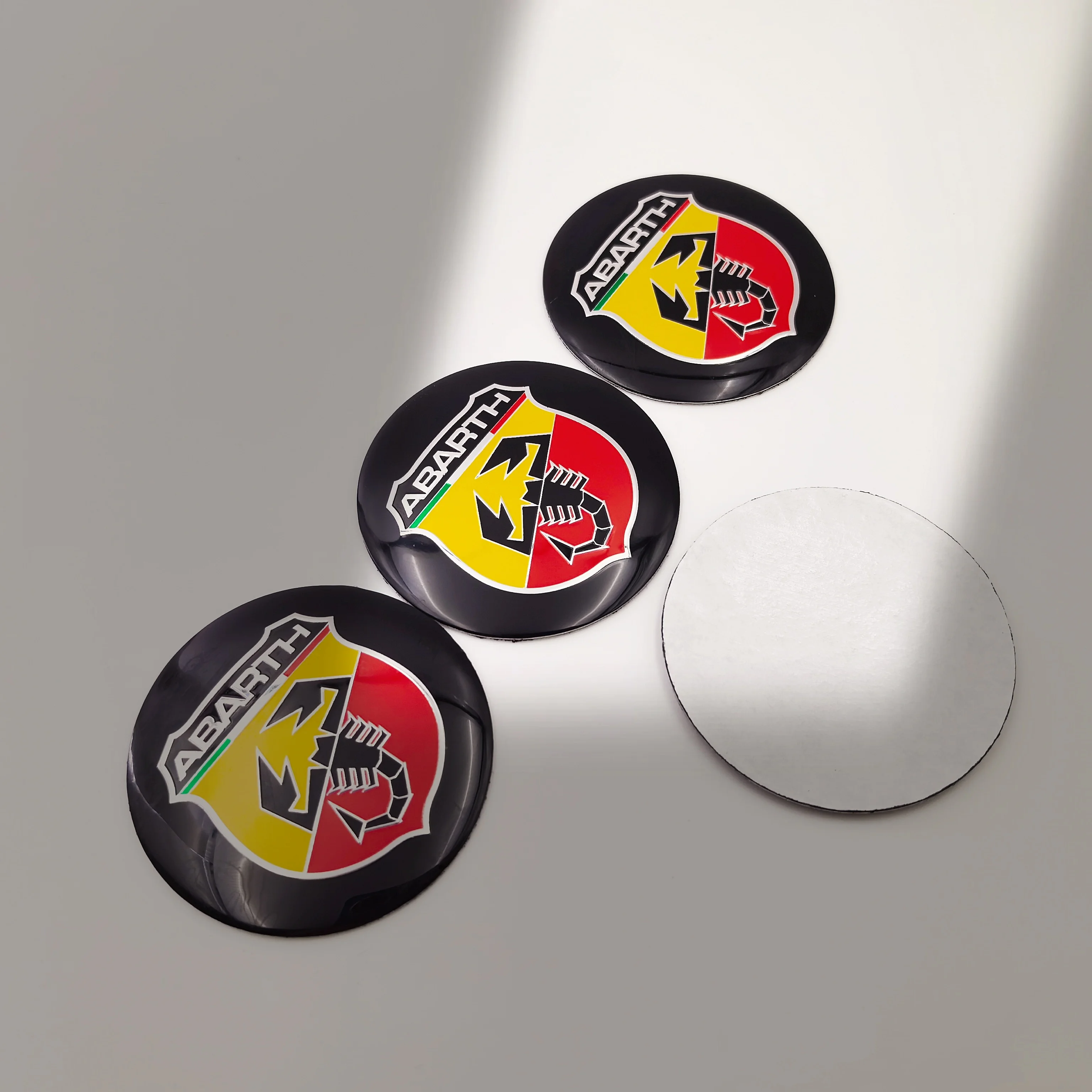 56mm 60mm 65mm 5.6cm 6cm 6.5cm 자동차 휠 센터 허브 캡 배지 로고 스티커 (피아트 500 아바스용)