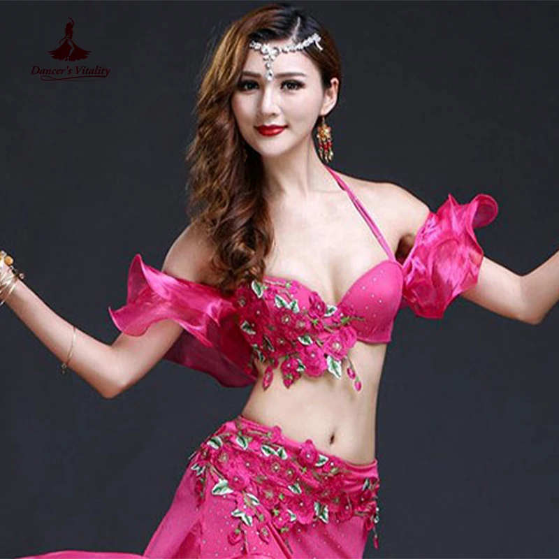 新しいプロのベリーダンス服女性オリエンタルベリーダンスの衣装