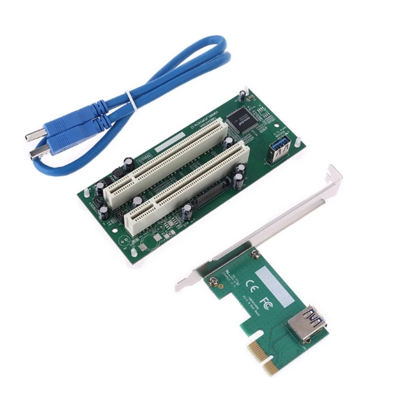 2024 nový pci-express na PCI adaptér karta pcie na dvojí pci drážka rozlet karta USB3.0 sčítat na karet konvertor PCIE x1 na x16 karta