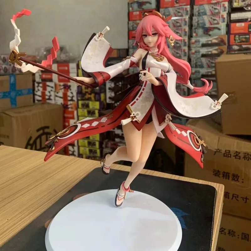 24cm Genshin Impact Yae Miko Anime Girl Figure Yae Miko, 59% OFF