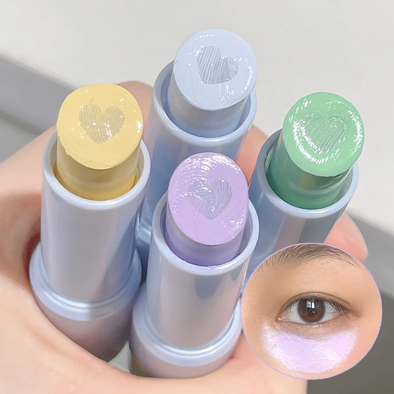 Facial Primer Makeup Primer Color Correcting Makeup Primer Balm Moisturizing Green Purple Concealer Cream Cover Dark Circles Brighten Face Foundation Base