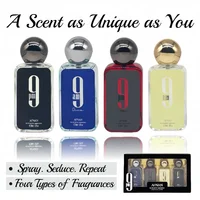 4*30ML Eau De Parfum Set for Men & Women  Arabic Long Lasting Perfume Cologne Pheromone Fragrance Gift Box Eau De Toilette Spray