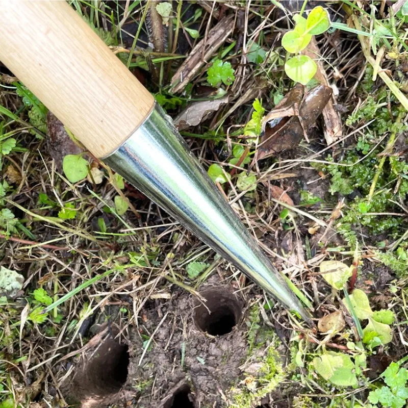 Hand Dibber Handheld Planting Tool T-Handle Garden Dibber For Garden Seed Dibbler Planter Tool Seed Dispenser For Digging Planting Small Seeds