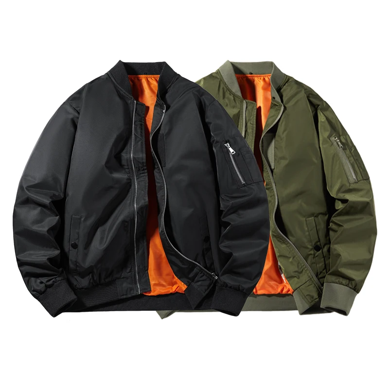 New Military Jacket Men's Slim Bomber Jacket 1