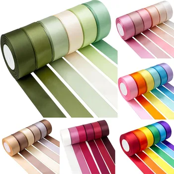 Assorted Solid Color Silk Ribbon Satin 1