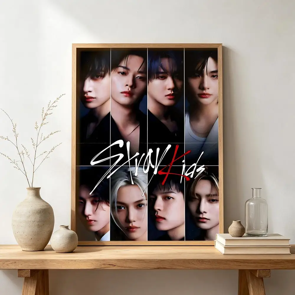 Stray Kids Band Art Poster - Residue-Free Wall Decor for Bedrooms, Dorms, and Home Studies
