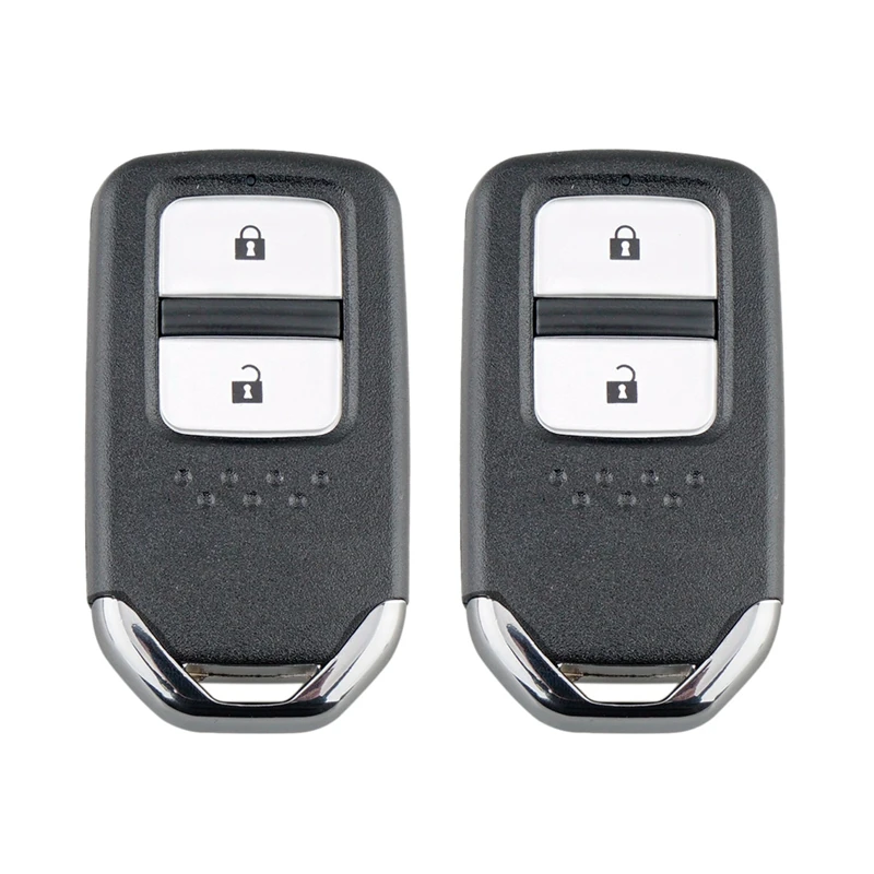 

2X Car Smart Remote Key 2 Button 433Mhz ID47 Chip For Honda Fit /City /Jazz XRV/Venzel HRV 72147-T5A-G01