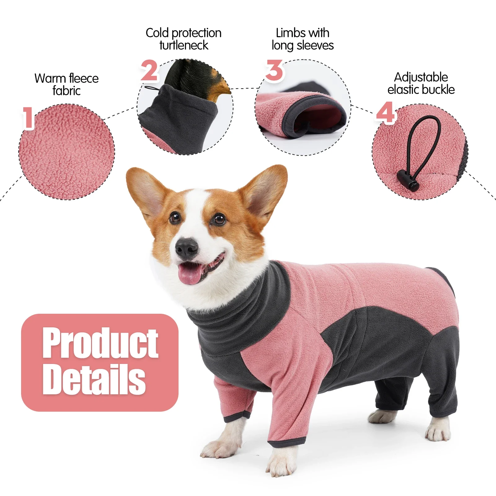 

Fashion Dog Clothes Winter Medium Large Dog Thickened Ke Fund Wool Cold Cotton Clothing Pet Winter Warm Cotton Clothing