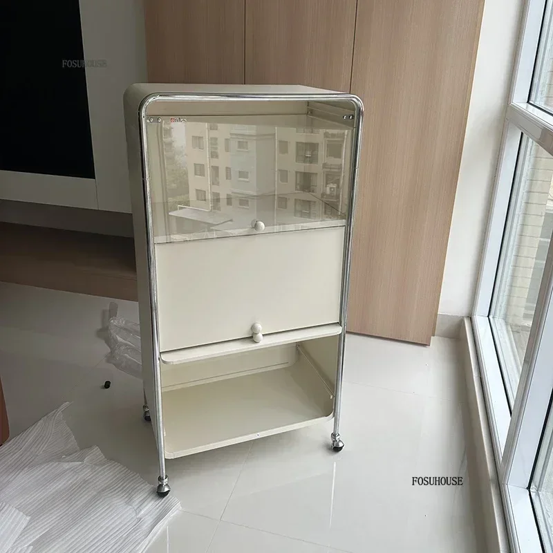 Modern Minimalist Kitchen Cabinets Small Apartment Storage Cabinet Home Multi-layer Microwave Oven Kitchenware Kitchen Cabinet 5