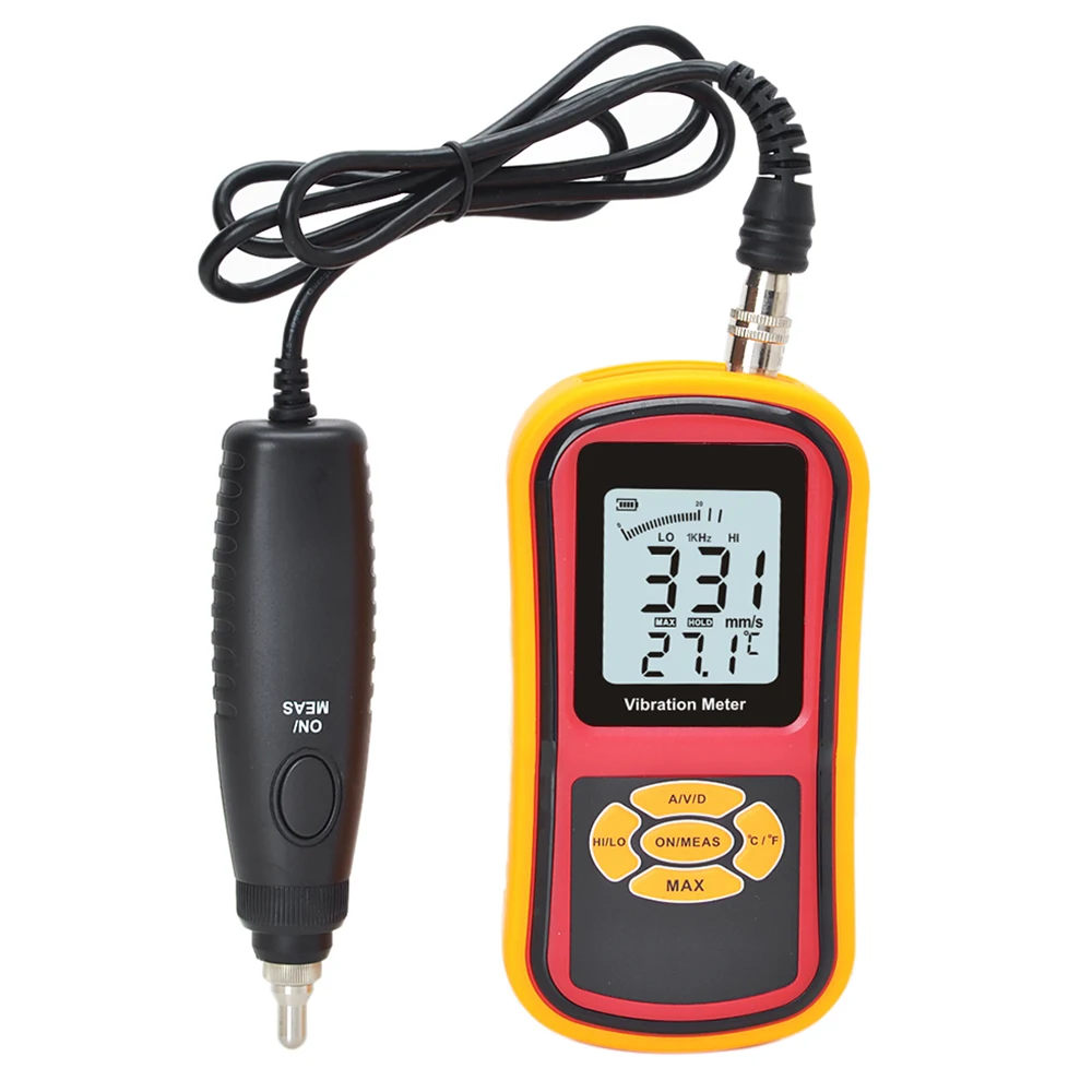 GM63B Vibration Meter Visually display measurement value and status 5