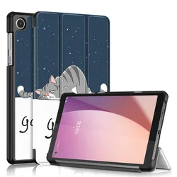 Fashion Paint Magnetic Leather Cover - M8 4th Gen tb300fu (LM)