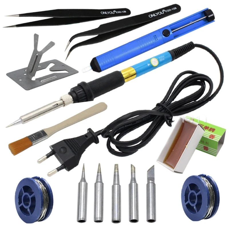 

14 in 1 Tin Soldering Iron Electric 60W with Lightweight Construction Portable