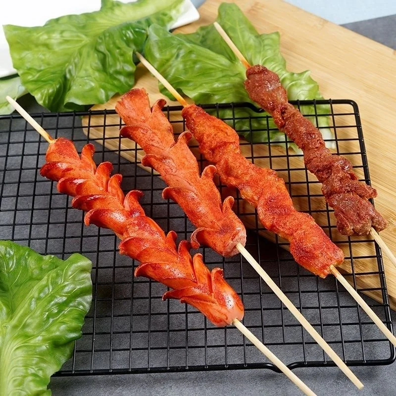인공 음식 시뮬레이션 베이킹 스트링 프라이드 모델, 가짜 빅 베이킹 모델, BBQ 장식, 어린이 교육 사진 소품