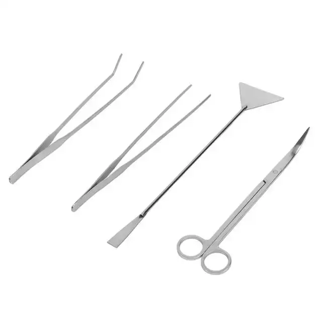 Akvárium Aquascape Tools Kit Multifunkciós Rozsdamentes Acél Vízi Növény Olló Az Akváriumhoz - Image 4