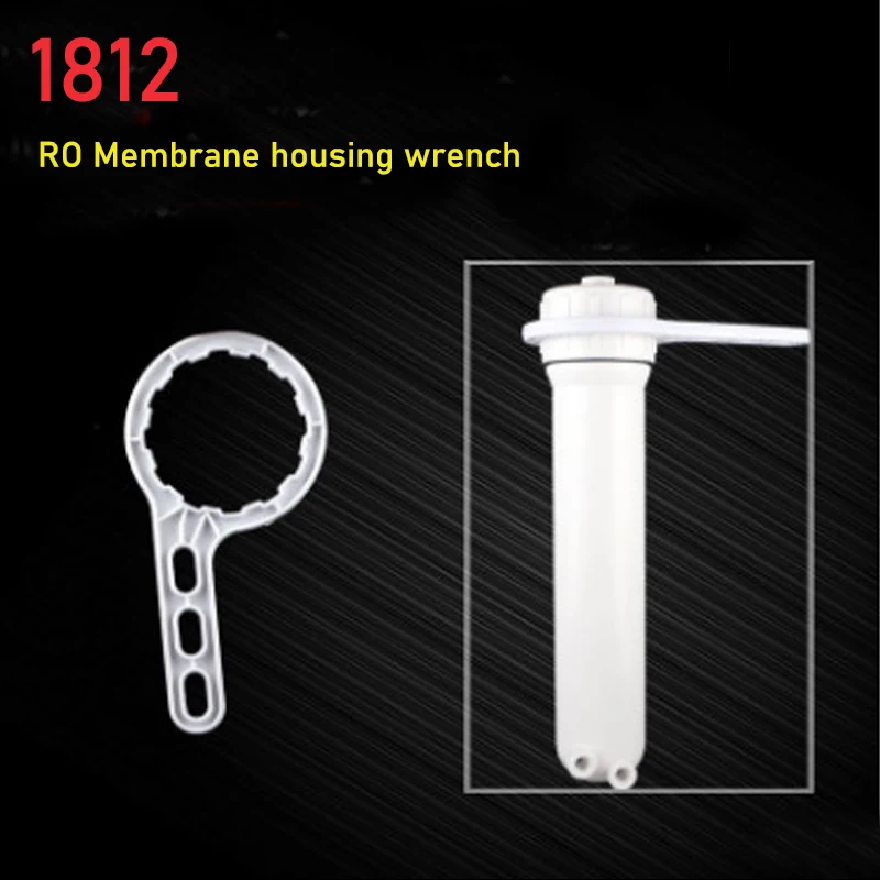 Household Filter Wrench 1PC RO Wrench For 1812 Water Filter Cartridge Membrane Housing Wrench Reverse Osmosis Aquarium Plastic Spanner Hand Tool