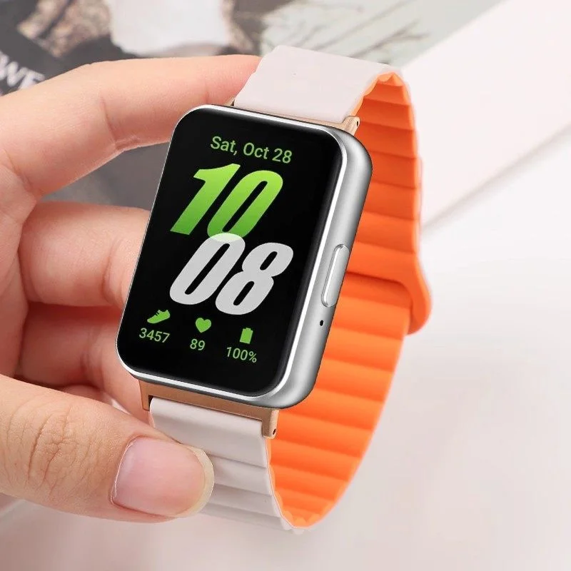 Magnetic Silicone Sport Watch Band - Unisex Fitness Bracelet Accessory