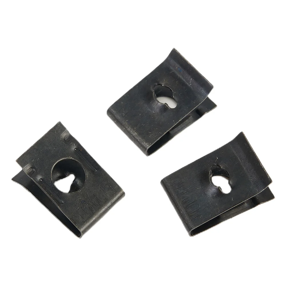 

U-Type Clips Accessory Iron Replacement Bumper Fender Panel Trim Trucks 17mmx10.5mm Fastener Metal Motorcycles