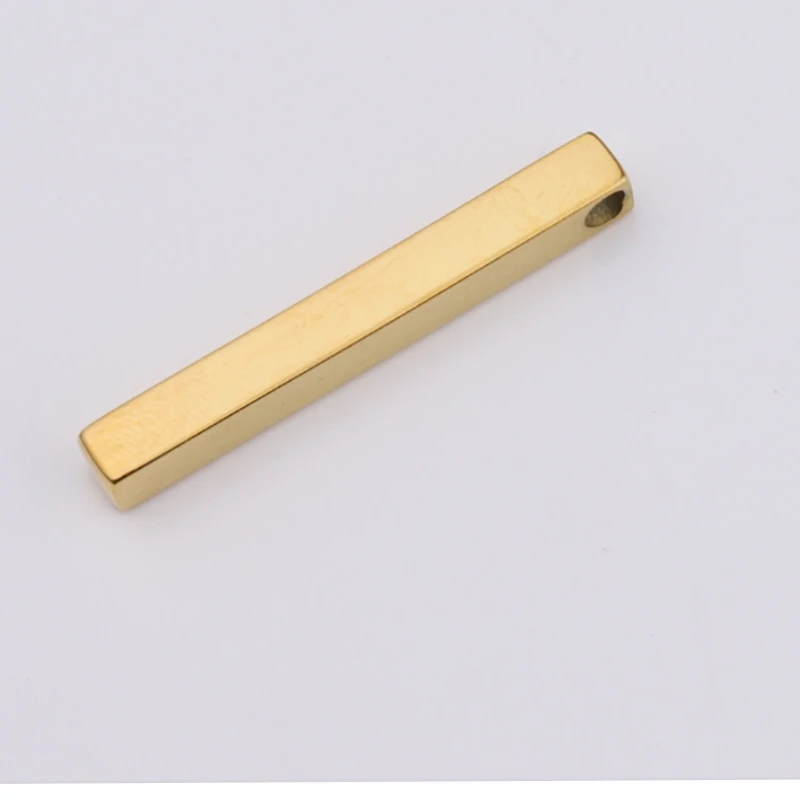 10pcs Brass Bar Metal Stamping Blanks for Engraving Keyrings Pendant Tags -  AliExpress