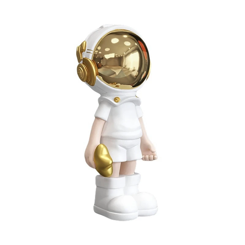 

New Modern Home Astronaut Figurine Sculpture Statue Astronaut Figurines Kids Spaceman Living Room Art Craft Nordic Style