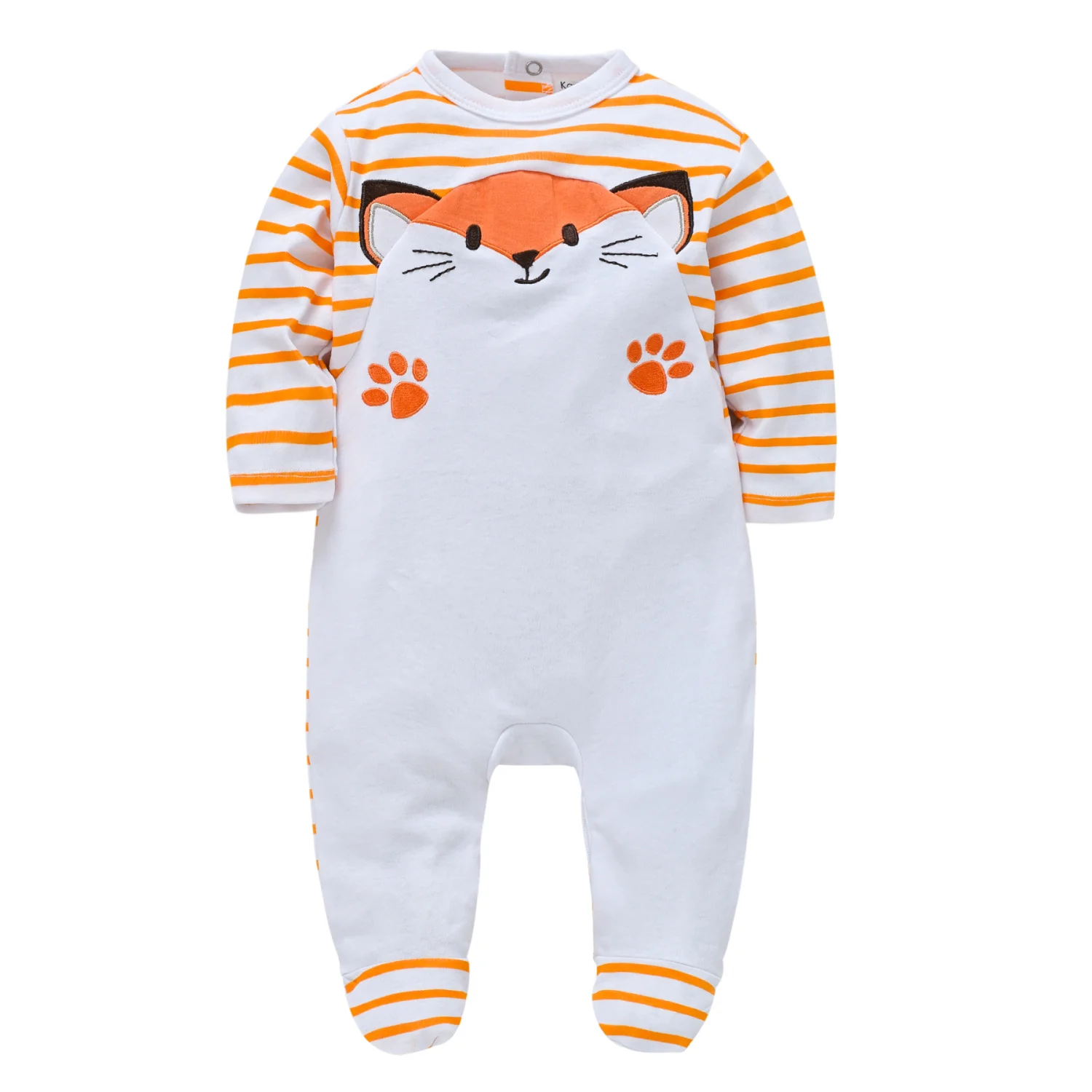 

Honeyzone Newborn Bodysuits One-Pieces Fox Print Baby Clothes 0 To 12 Months Bebe Jumpsuits Naipe Overall Infant Costume Pelele