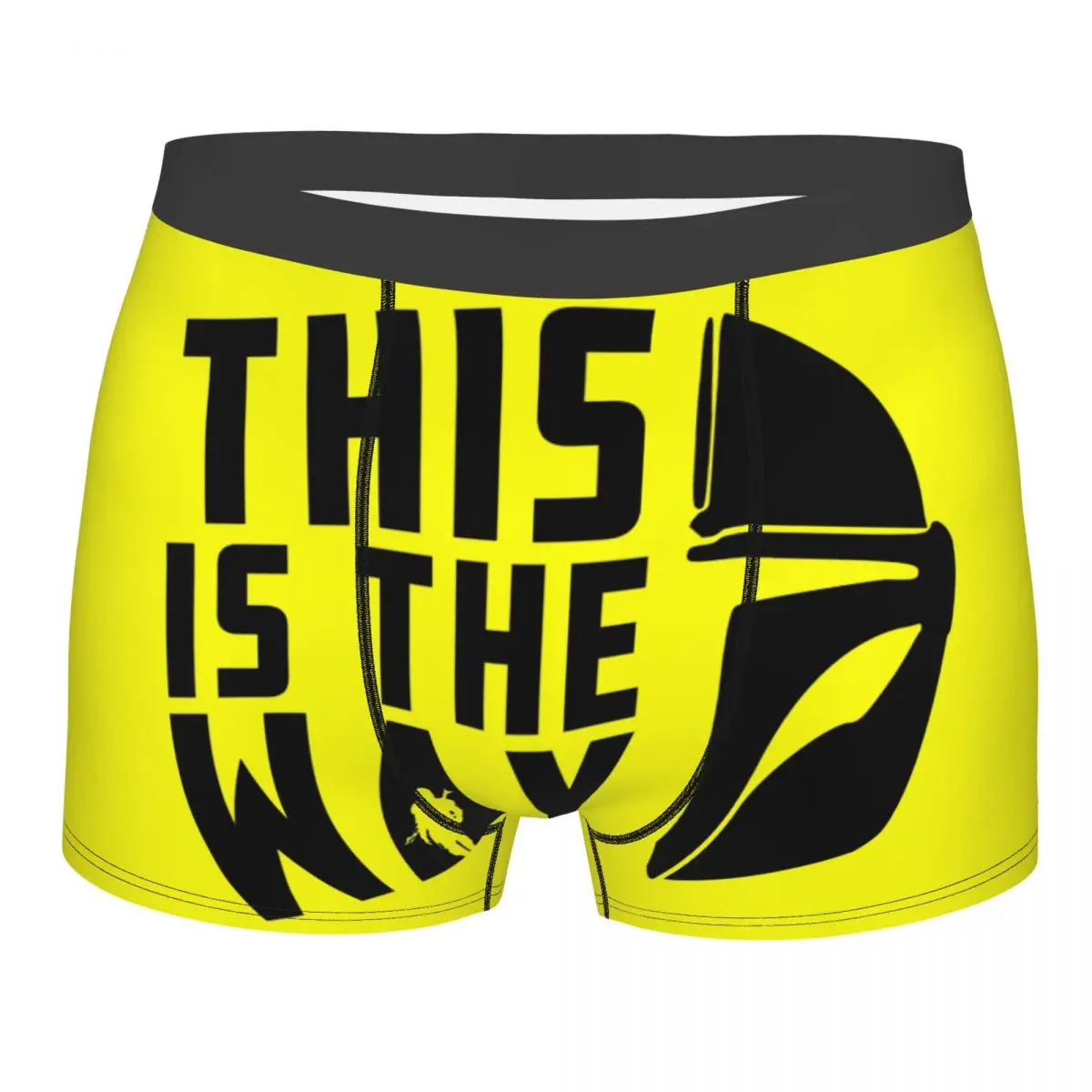 

TV Show Boxer Shorts For Homme 3D Print This Is The Way Underwear Panties Briefs Breathable Underpants