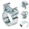 10pcs Fuel Line Jubilee Hose Clips Clamp Diesel Petrol Pipe Coolant Radiator Carbon Steel Galvanized Pipe Fittings Fixing Tool 5