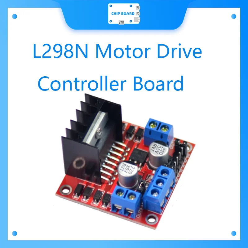 L298N Motor Drive Controller Board Module Dual H-Bridge Dc Stepper Motor Driver Per Arduino Raspberry Pi Smart Robot Car