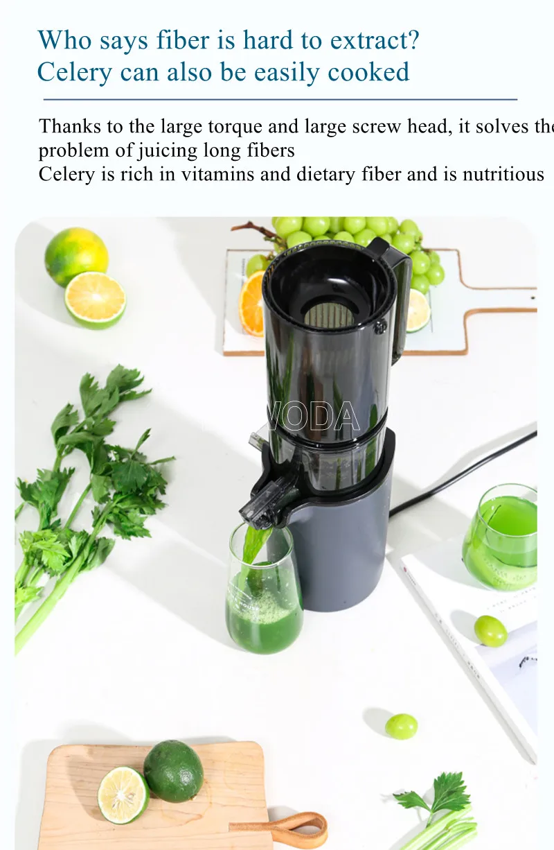 200W Juicer Electric Juicer Fruit Mini Blender No Blade For Shakes and Smoothies Juicer Celery, Carrots Juicer 3