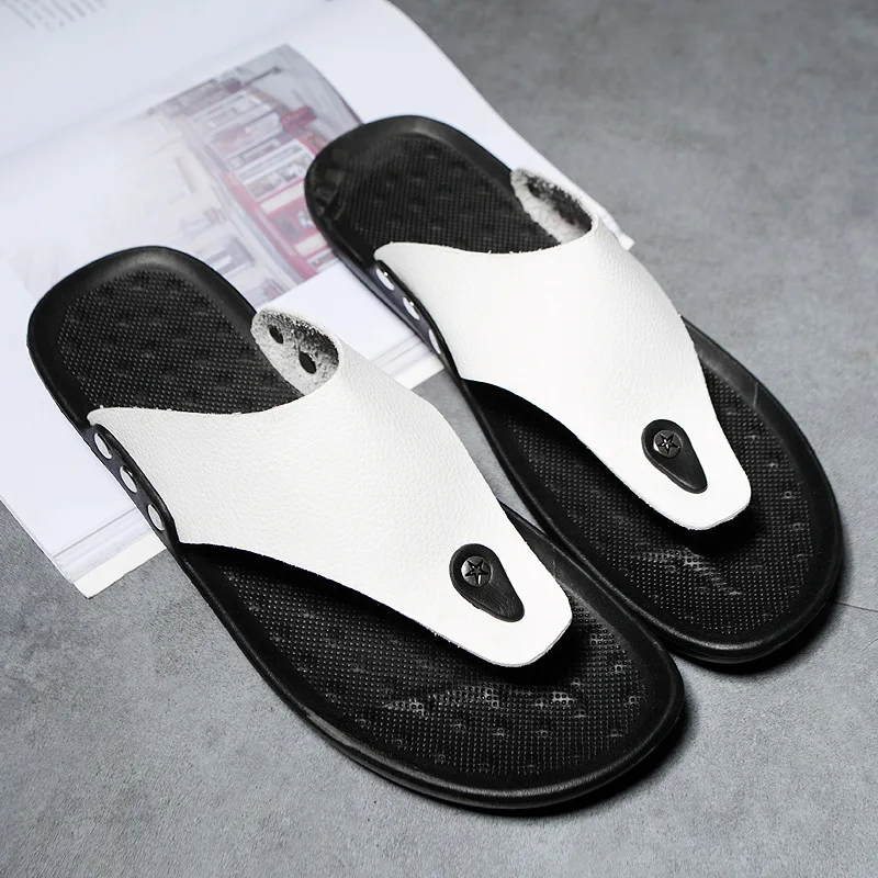 صندل للرجال مضاد للانزلاق من MAEDEF ، حذاء شاطئ غي...