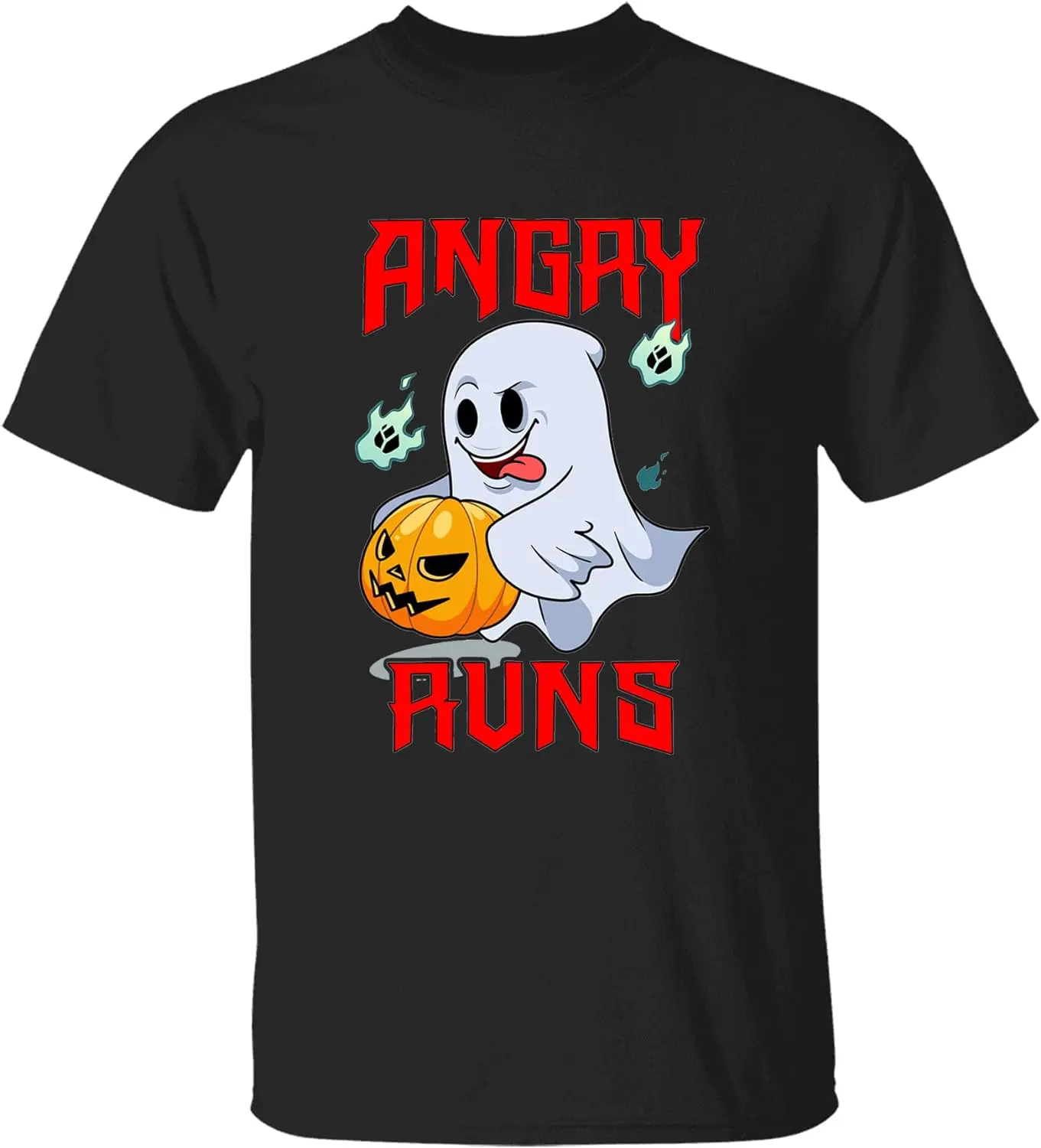 

Halloween Anga Ghost Run Pumpkin T Shirt TS0227